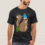Camiseta Squirrel Menorah Jewish Hanukkah Chanukah Animal L<br><div class="desc">Ardilla Menorah Judío Hanukkah Chanukah Animal Lover Gift</div>