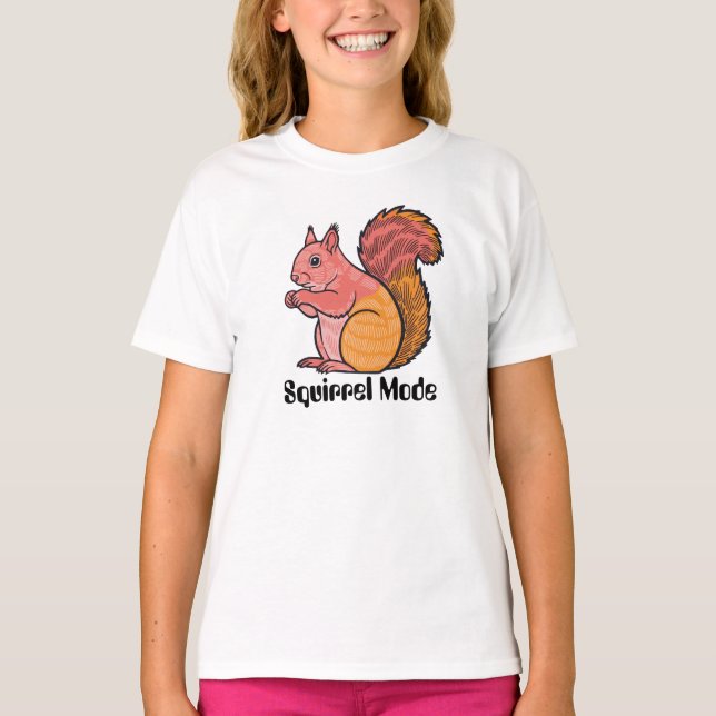 Camiseta Squirrel Mode (Anverso)