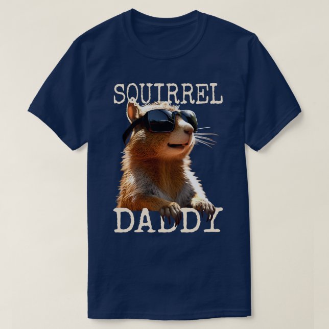 Camiseta Squirrel papá papá papá papá papá padre padre Día  (Diseño del anverso)