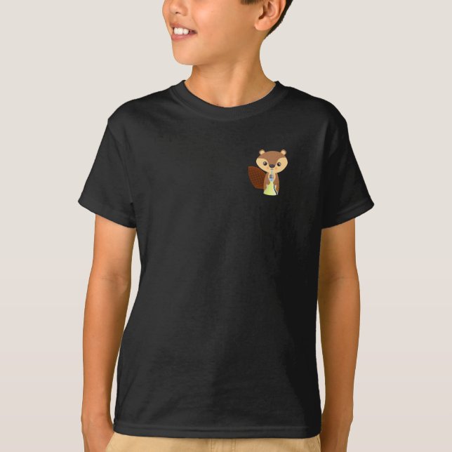 Camiseta Squirrel Pocket Animal (Anverso)