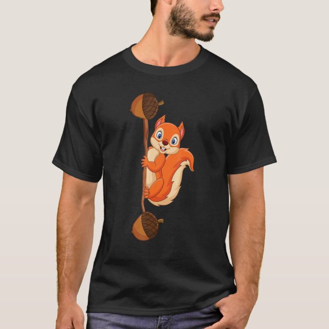 Camiseta Squirrel Power Forest Animal Love Mejor Amigo Sq (Anverso)