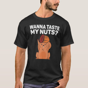 Camiseta Squirrel Quiero probar mis nueces