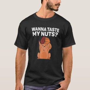 Camiseta Squirrel Quiero probar mis nueces