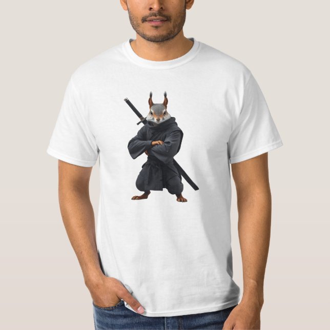 Camiseta Squirrel Samurai (Anverso)