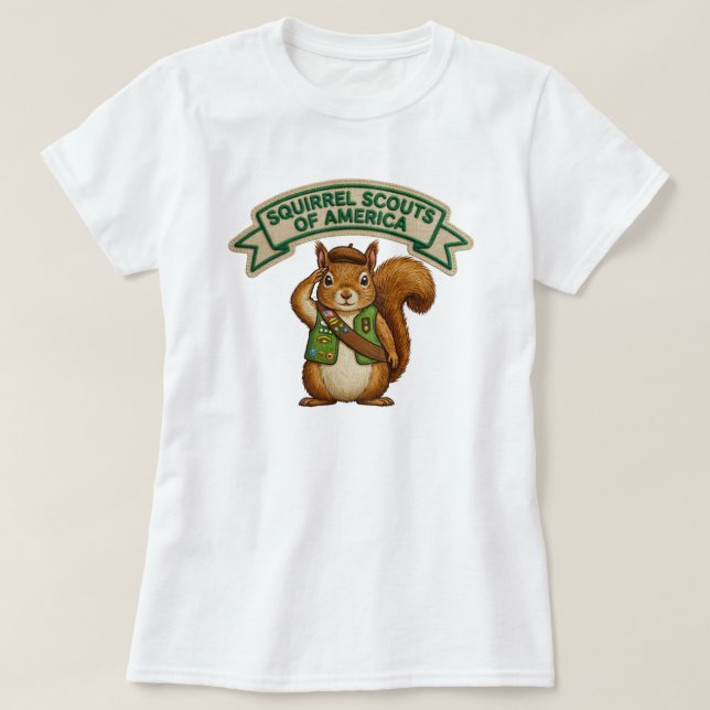 Camiseta Squirrel Scout (Diseño del anverso)