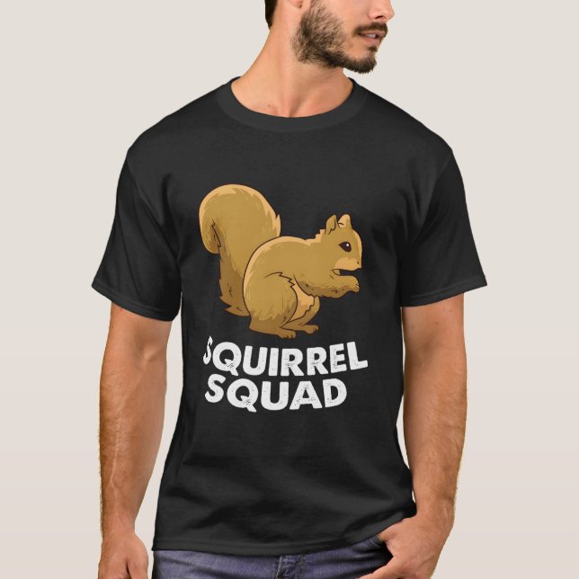 Camiseta Squirrel Squad Team Squirrel Squirrel (Anverso)