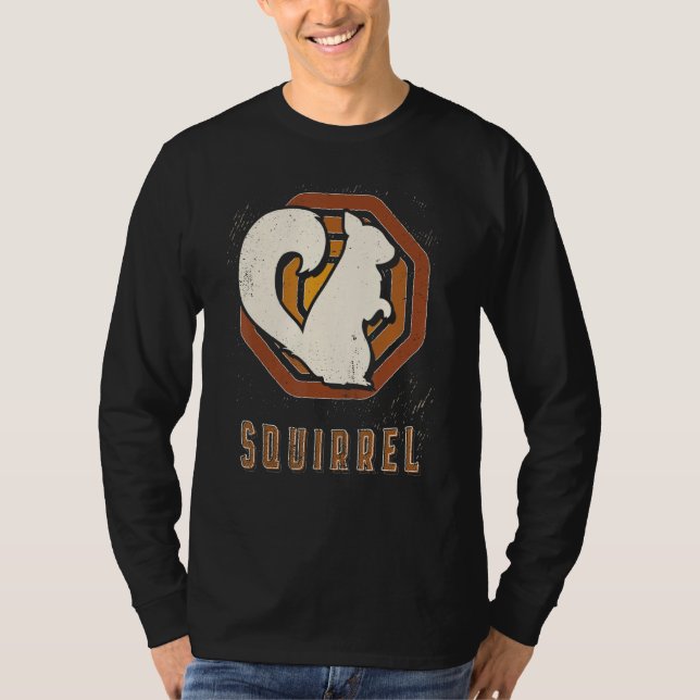Camiseta Squirrel Vintage Retro Classic Animal Love (Anverso)