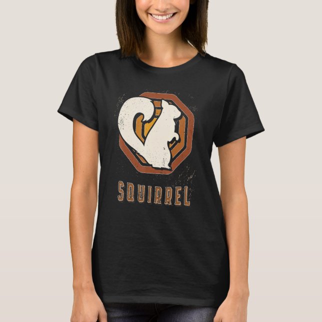 Camiseta Squirrel Vintage Retro Classic Animal Love (Anverso)