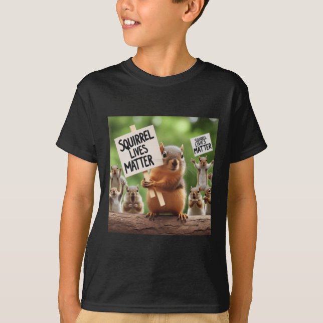 Camiseta Squirrel vive Pegatina (Anverso)