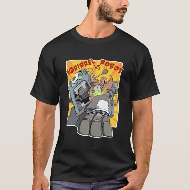 Camiseta Squirrel Vs Robot (Anverso)