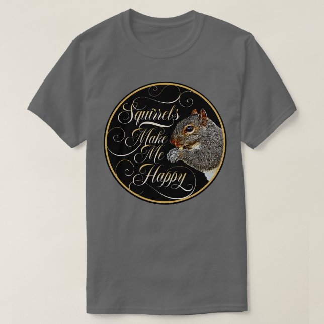 Camiseta Squirrel Whisperer divertido amante de la ardilla  (Diseño del anverso)