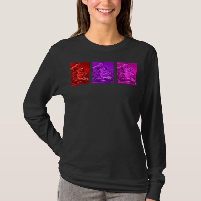 Camiseta "Squirrelhol" Jeweltones (Anverso)