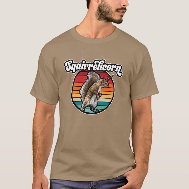 Camiseta Squirrelicorn - unicornio de ardilla divertida (Anverso)