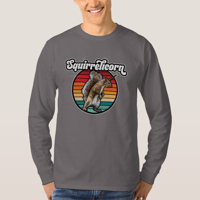 Camiseta Squirrelicorn - unicornio de ardilla divertida (Anverso)