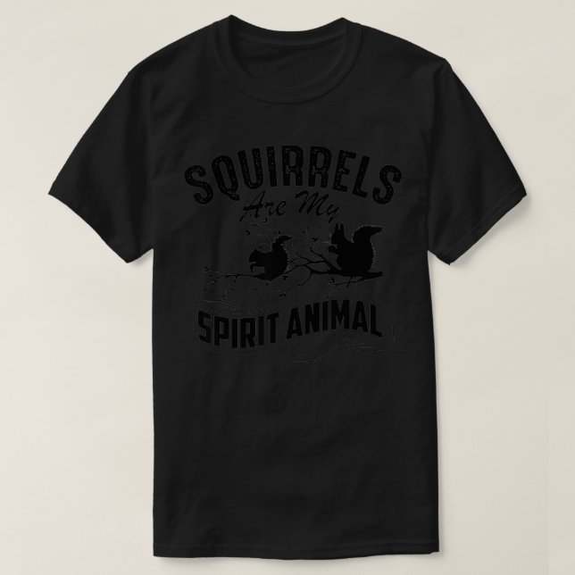 Camiseta Squirrels Are My Spirit Animal  Cute Gopher Funny  (Diseño del anverso)