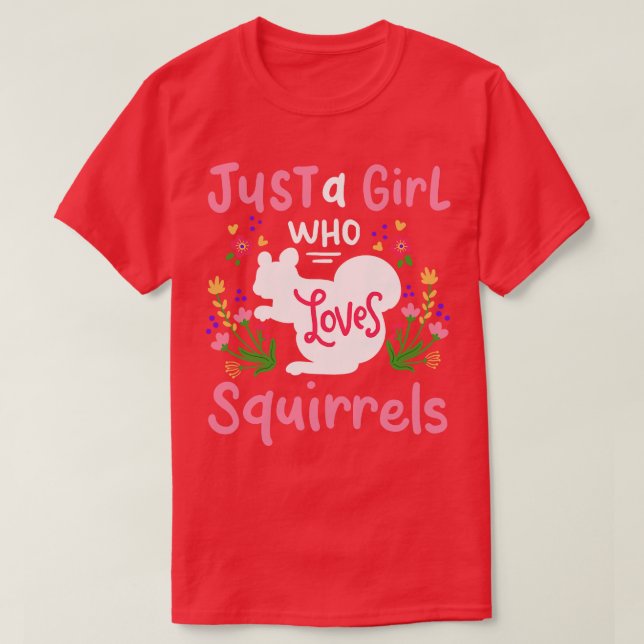 Camiseta Squirrels Squirrel Lover (Diseño del anverso)