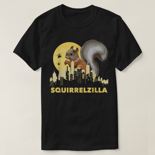 Camiseta Squirrelzilla - Squirrel Whisperer Squirrel (Diseño del anverso)