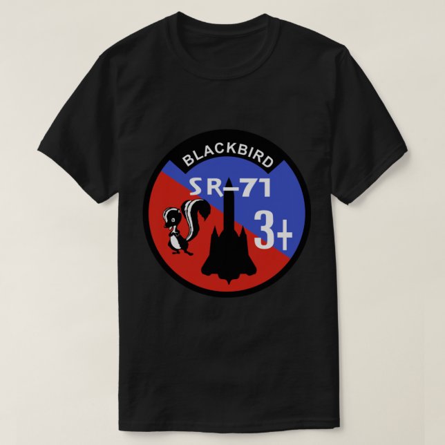 Camiseta SR-71 Blackbird +3 Badge   (Diseño del anverso)