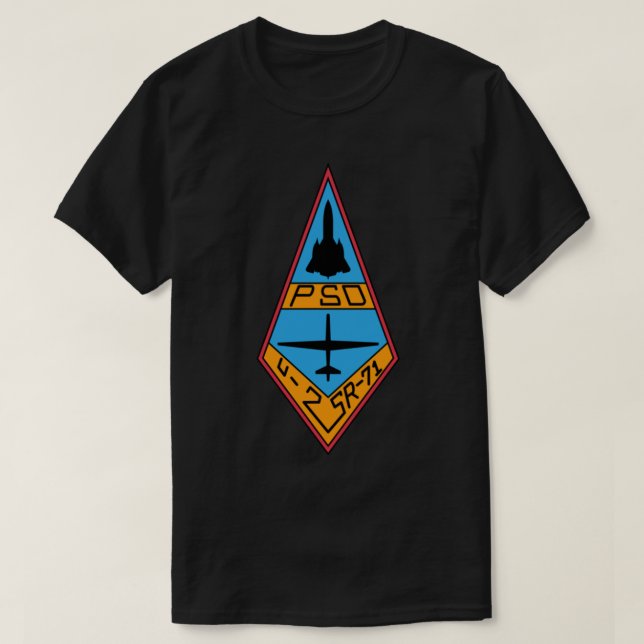 Camiseta SR-71 Blackbird Physiological Support Division Ins (Diseño del anverso)