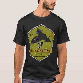 Camiseta SR-71 Blackbird Skunkworks - Grunge Style