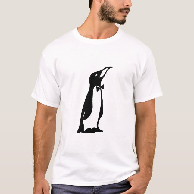 Camiseta Sr. arte del pingüino (Anverso)
