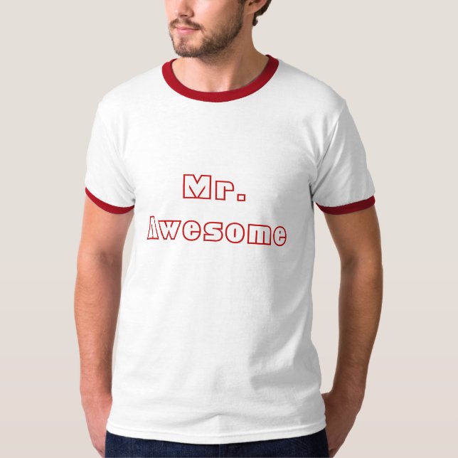 Camiseta Sr. Awesome (Anverso)