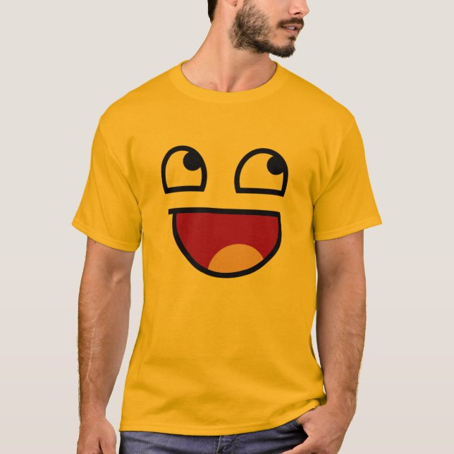 Camiseta Sr. Awesome Emote (Anverso)