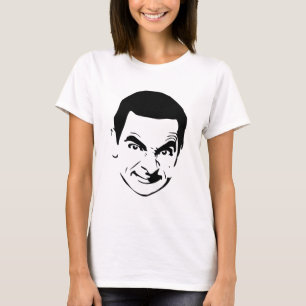 Camiseta Sr. Bean Face Stencil Pop Art