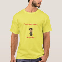 Sr. Bean T-Shirt con una frase graciosa