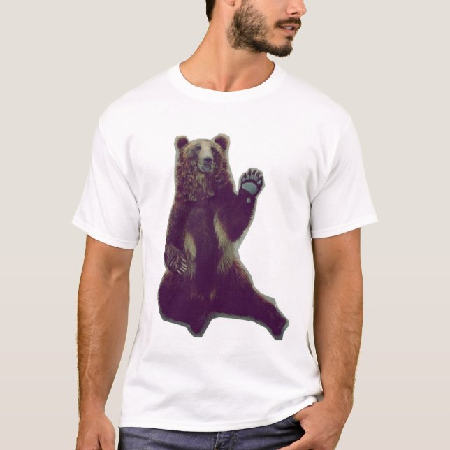 Camiseta Sr. Bear dice hola (Anverso)