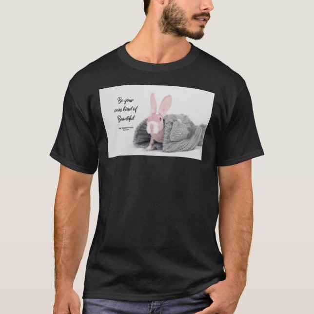 Camiseta Sr. Bigglesworth the cald rabbit - Be Your Own Kin (Anverso)