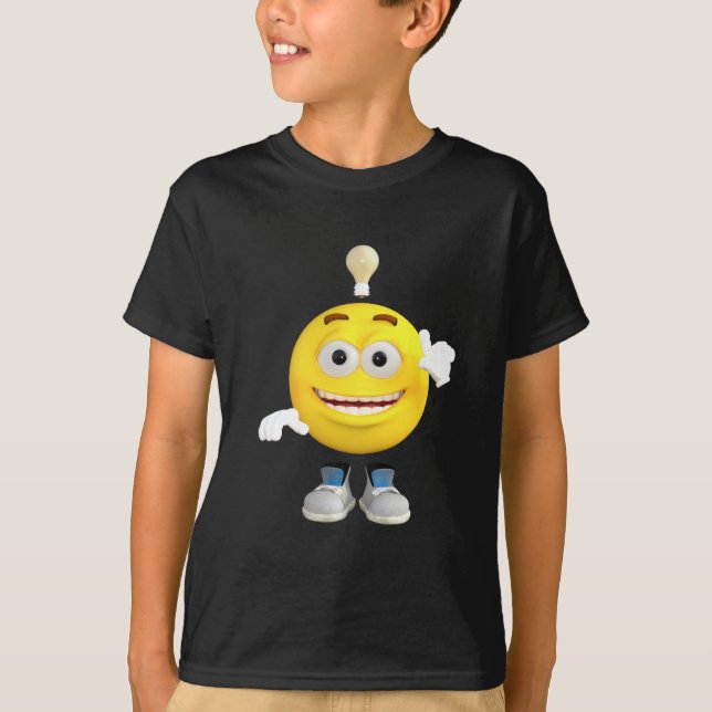 Camiseta Sr. Brainy que la emoji esa ama pensar (Anverso)
