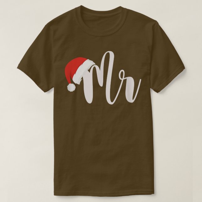 Camiseta Sr. Claus Navidades divertidos que coinciden con e (Diseño del anverso)