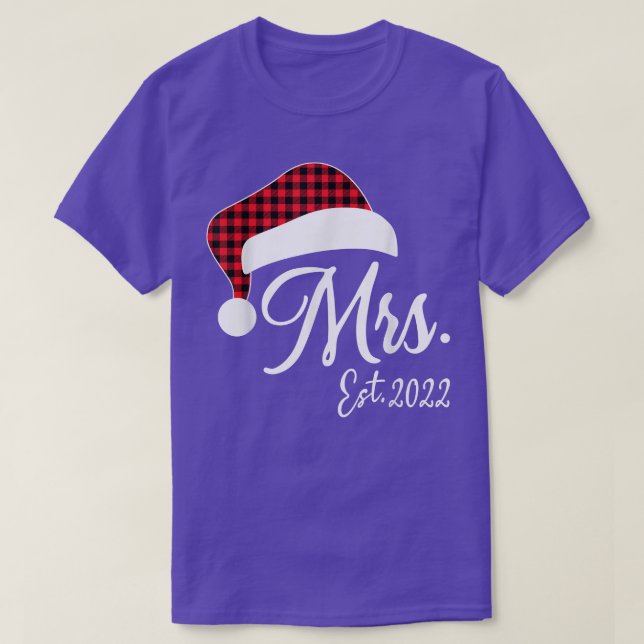Camiseta Sr. Claus y Sra. Claus Est (Diseño del anverso)