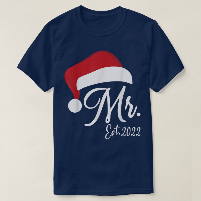 Camiseta Sr. Claus y Sra. Claus Est (Diseño del anverso)