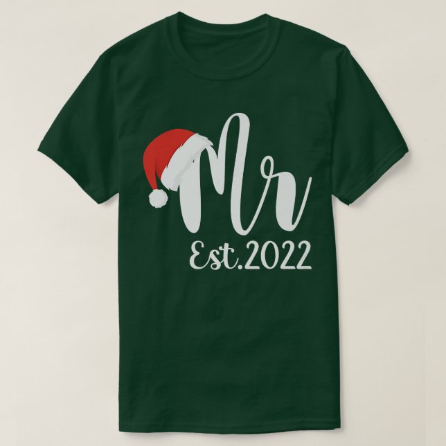 Camiseta Sr. Claus y Sra. Claus Est (Diseño del anverso)
