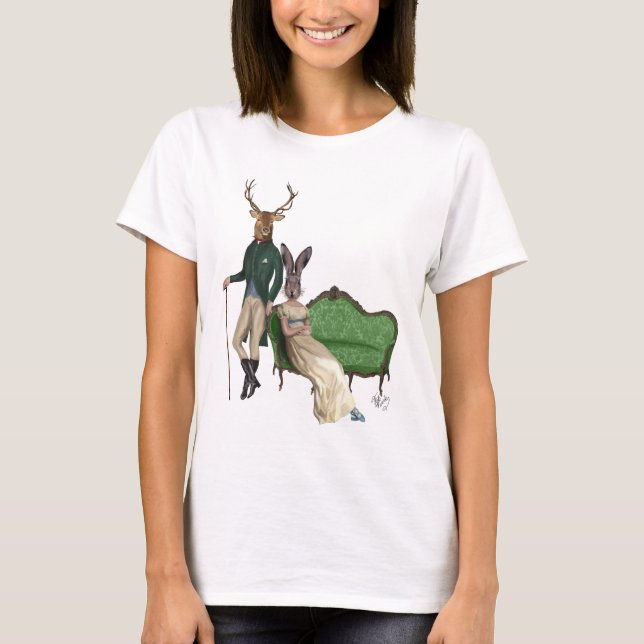 Camiseta Sr. Deer y Sra. Rabbit (Anverso)