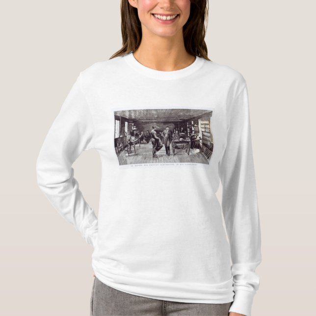 Camiseta Sr. Edison, el electricista eminente (Anverso)