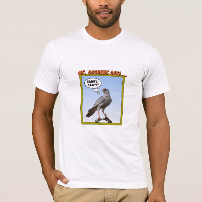 Camiseta Sr. Goshawk Says… (Anverso)
