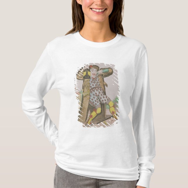 Camiseta Sr. Grimaldi como payaso, iluminación (Anverso)