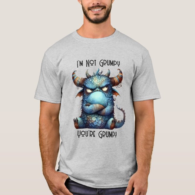 Camiseta Sr. Grumpy Monster (Anverso)