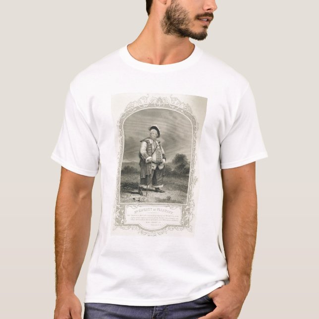Camiseta Sr. Hackett como Falstaff, en el Enrique IV (acto (Anverso)