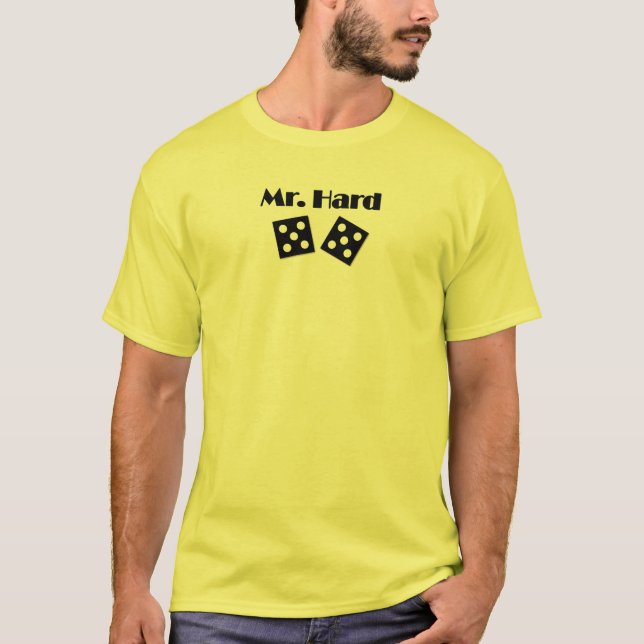 Camiseta Sr. Hard 10 (negro) (Anverso)