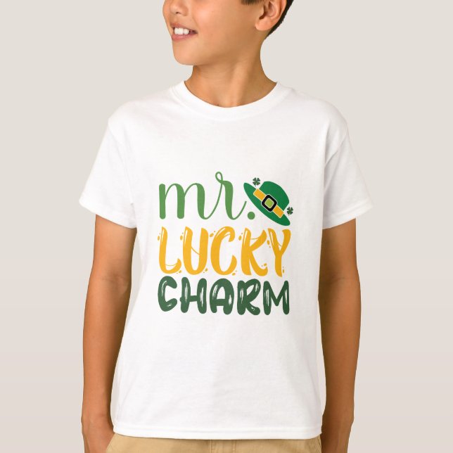 Camiseta Sr. Lucky Charm St. Patrick's Day T-Shirt (Anverso)
