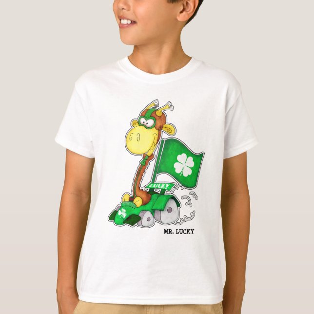 Camiseta Sr. Lucky. Divertido Día de San Patricio (Anverso)