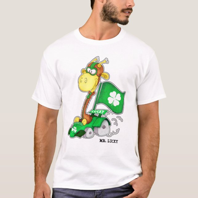 Camiseta Sr. Lucky. Divertido Día de San Patricio (Anverso)