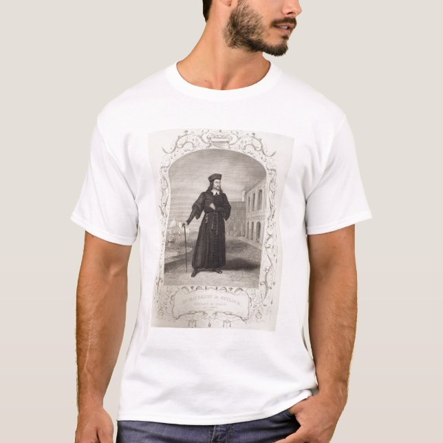 Camiseta Sr. Macready como Shylock, escena 3 del acto I, en (Anverso)