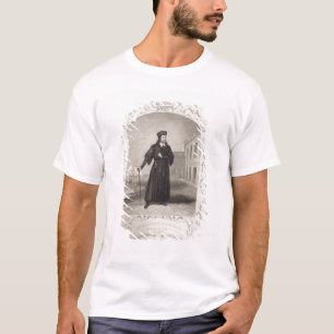 Camiseta Sr. Macready como Shylock, escena 3 del acto I, en