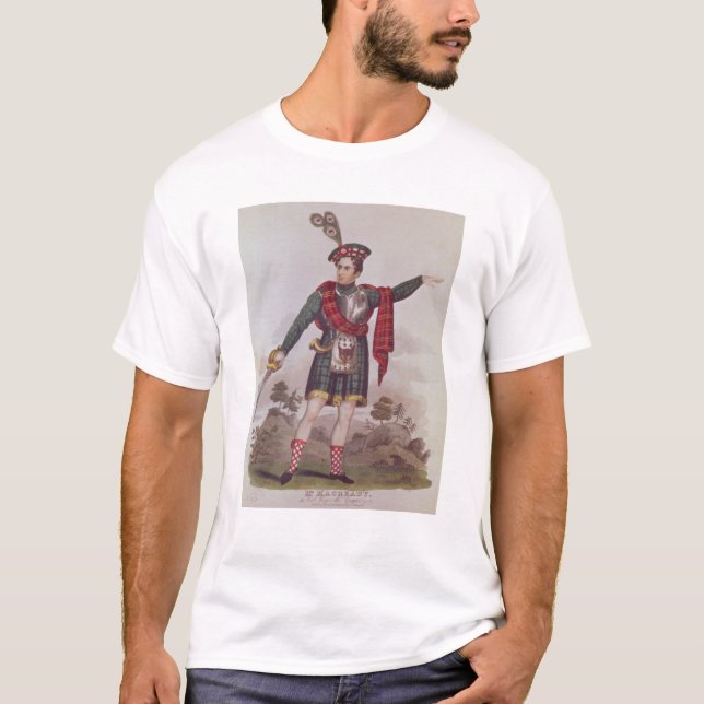 Camiseta Sr. Macready en el papel de Rob Roy Macgregor (Anverso)