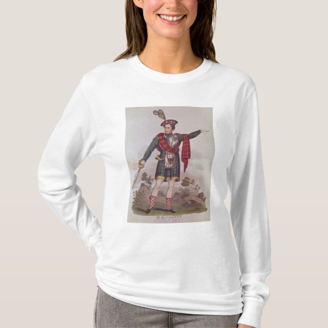 Camiseta Sr. Macready en el papel de Rob Roy Macgregor (Anverso)